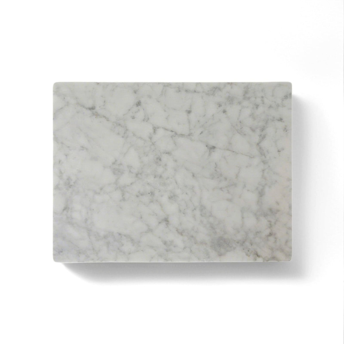 Pracfit natural marble cutting board top view for precise prep and elegant presentation