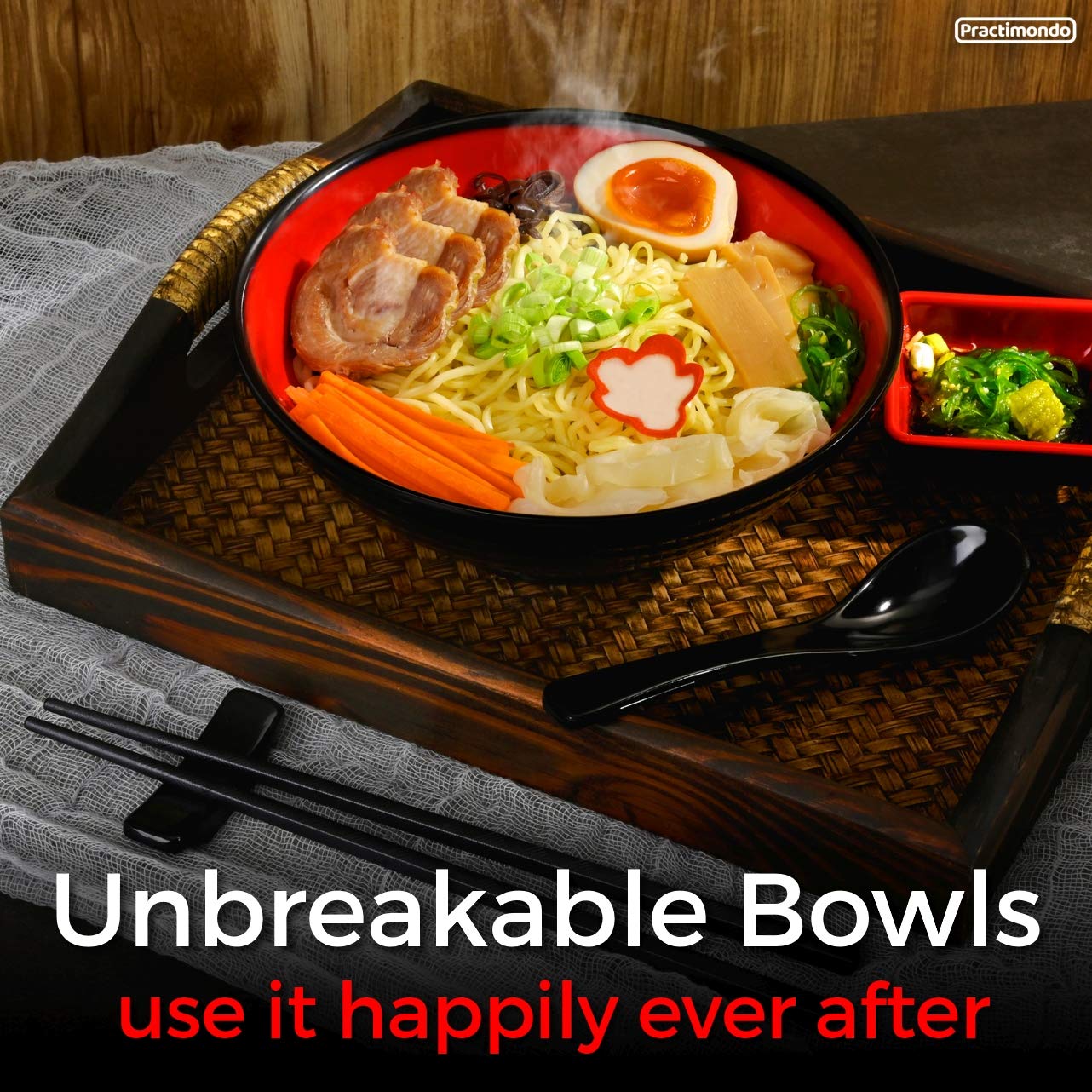 Practimondo chopstick stands keep utensils organized on the table.