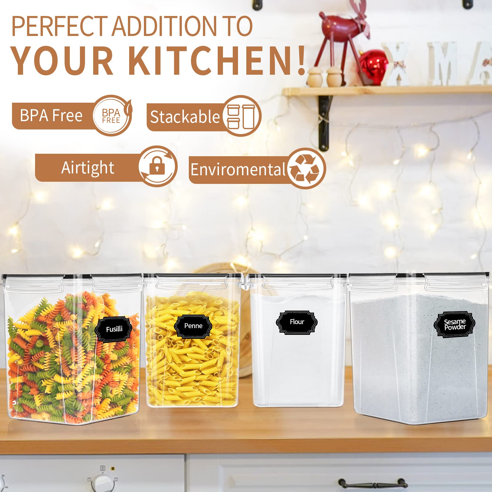 PRAKI includes 20 labels and a marker for easy labeling.