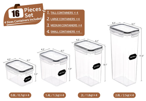 PRAKI large sugar containers for easy ingredient access and organized shelves.