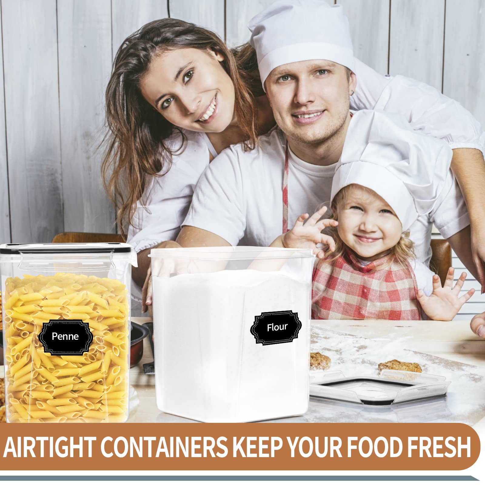 PRAKI BPA-free plastic promotes safe kitchen storage.