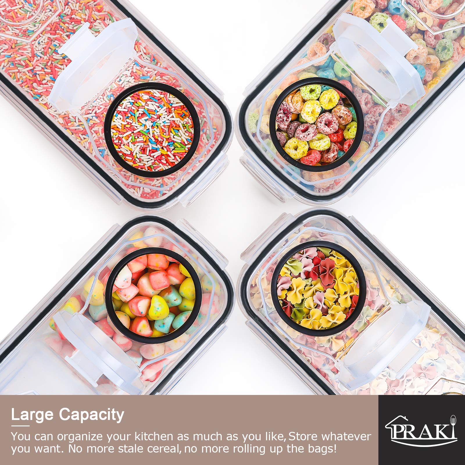 PRAKI includes 20 chalkboard labels and a marker for labeling.