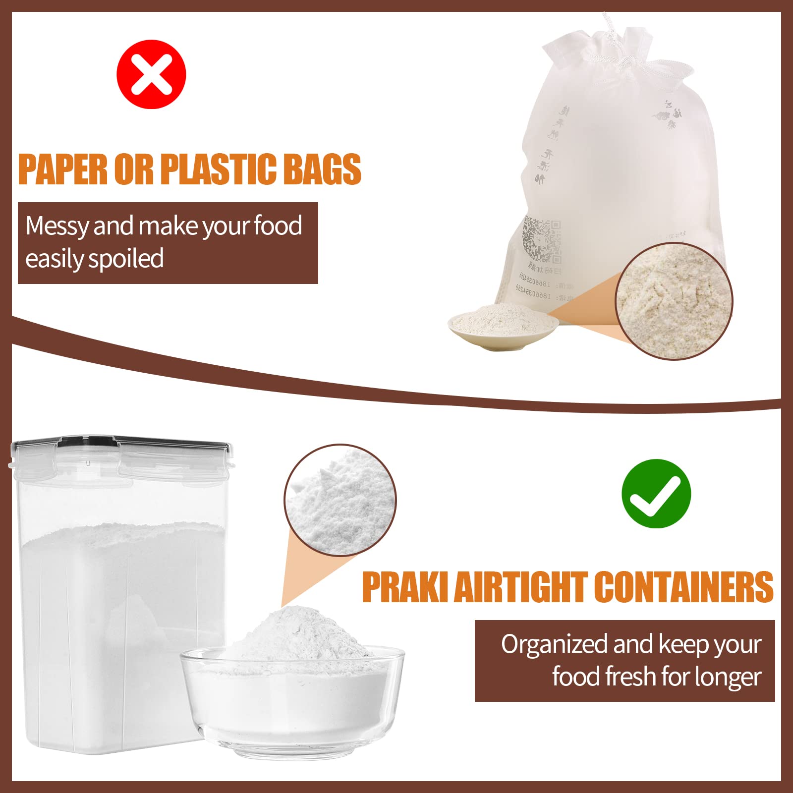 PRAKI labels and marker kit to prevent pantry mix-ups.