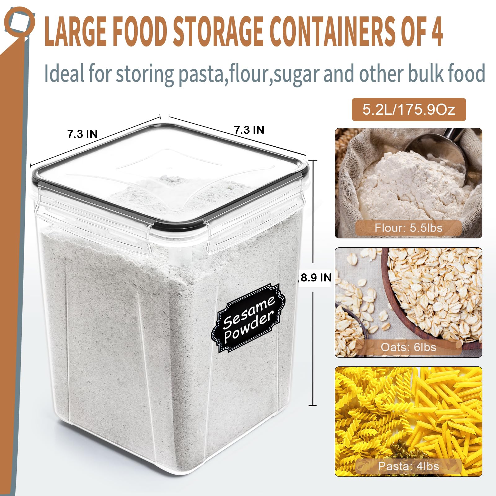 PRAKI stackable pantry design saves space and organizes efficiently.