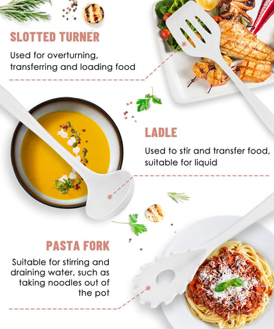 Pranski kitchen tong provides steady grip for flipping and turning foods.
