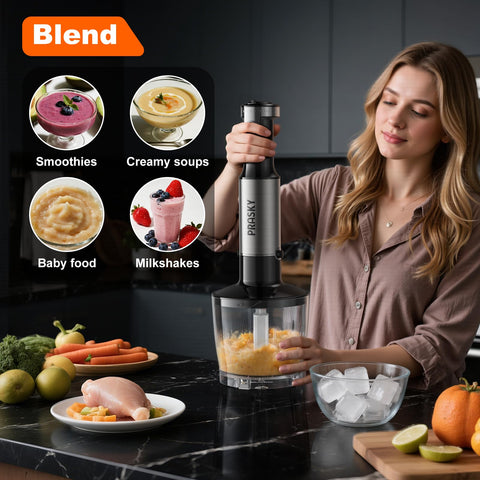 PRASKY 500ml chopper for fast veggie prep