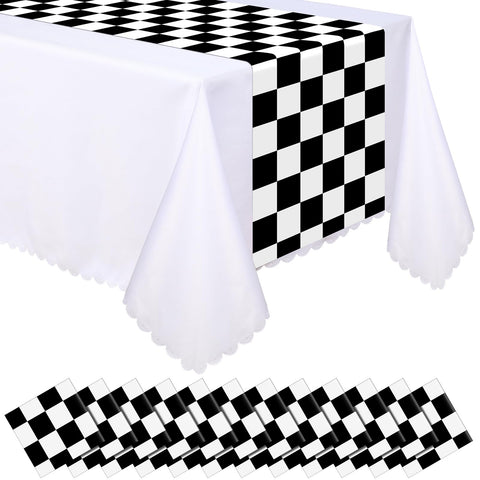 Preboun 12-piece table runner pack for quick party setup.