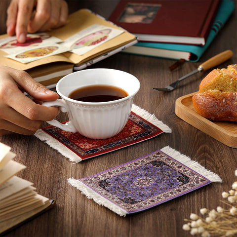 Preboun coasters are easy to clean with a damp cloth