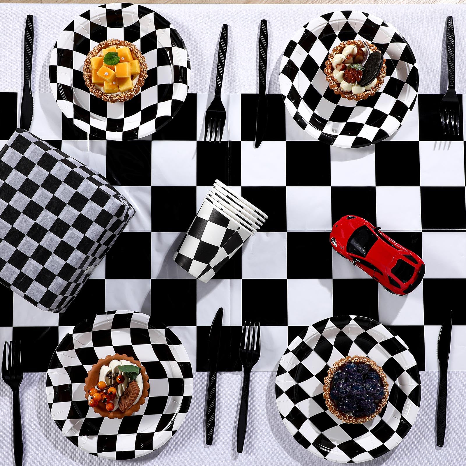 Preboun disposable runners simplify cleanup after celebrations.