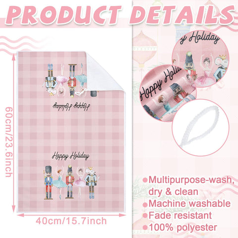 Preboun microfiber kitchen towels absorb liquids quickly for fast cleanup.