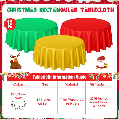 Preboun waterproof disposable table cloth protects surfaces during holiday meals and spills.