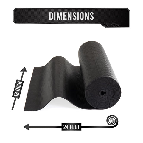 Precision Defined non-slip shelf liner texture cushions heavy tools