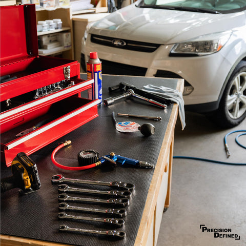 Memory foam like grip on Precision Defined liner clinging to tools