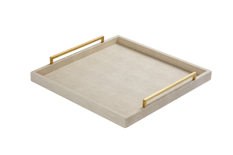 Premium ottoman tray wood-core structure, sturdy support for items.