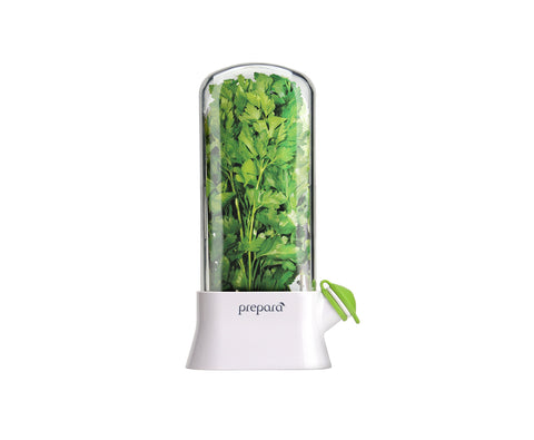 Prepara Herb Savor Eco water well base keeps herbs hydrated and fresh.