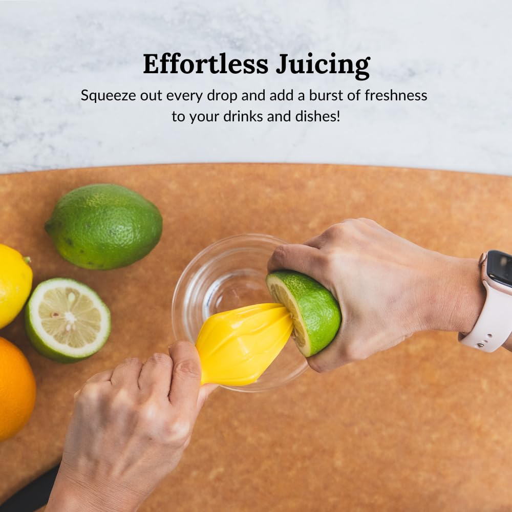 Prepara Juicy Reamer fluted edges reach into fruit segments.