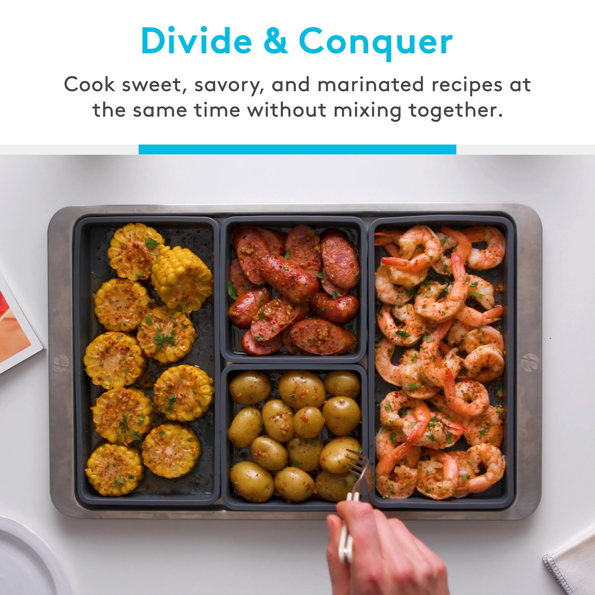 Prepd four-sheet set enables quicker batch cooking and cleanup