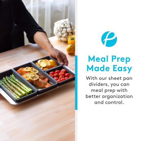 Prepd divider trays replace foil and paper for mess-free baking