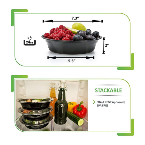 Prep Naturals BPA-free storage keeps foods safe and fresh.