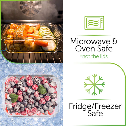 PrepNaturals set ready for freezer to oven transitions for versatile meals.