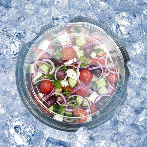Prep Naturals microwave-safe bowls heat leftovers quickly.