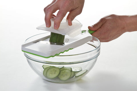 PrepSolutions durable stainless blades with compact storage for easy kitchen organization
