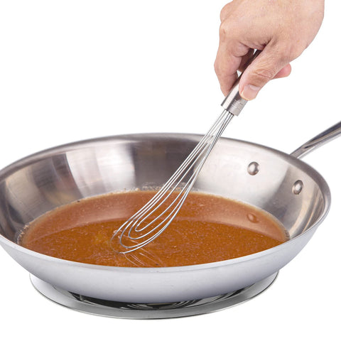 PrepWorks fat whisk with ergonomic handle for comfortable mixing.