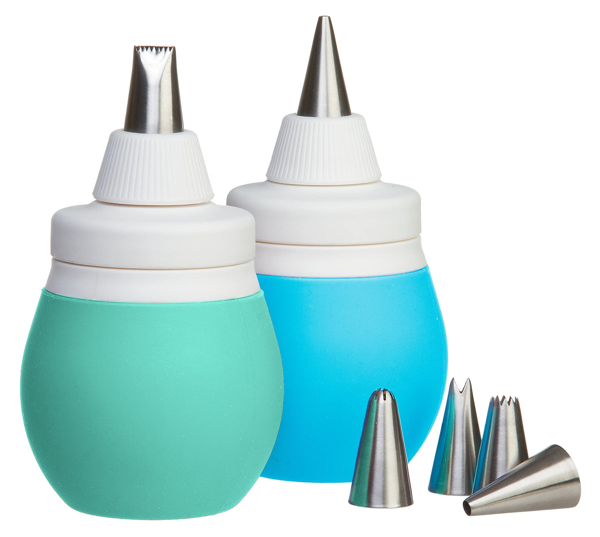 Prepworks frosting bulbs blue for effortless cookie and cake decorating