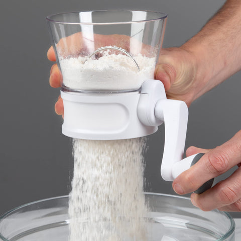 PREPWORKS Quick Sifter features durable stainless steel for long-lasting use.