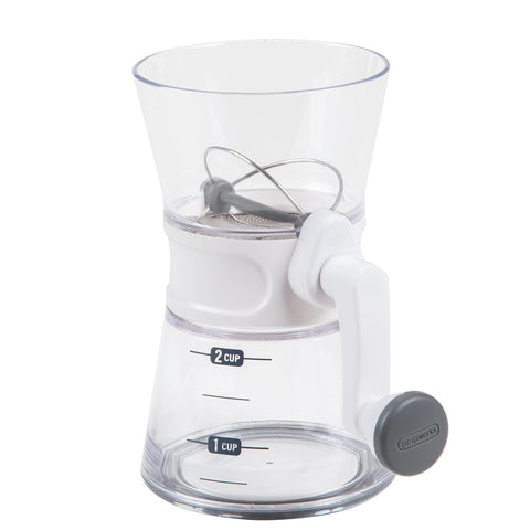 PREPWORKS Quick Sifter for flour with direct measuring simplifies recipe prep.
