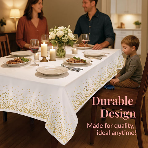 Prestee disposable table cover for quick cleanup
