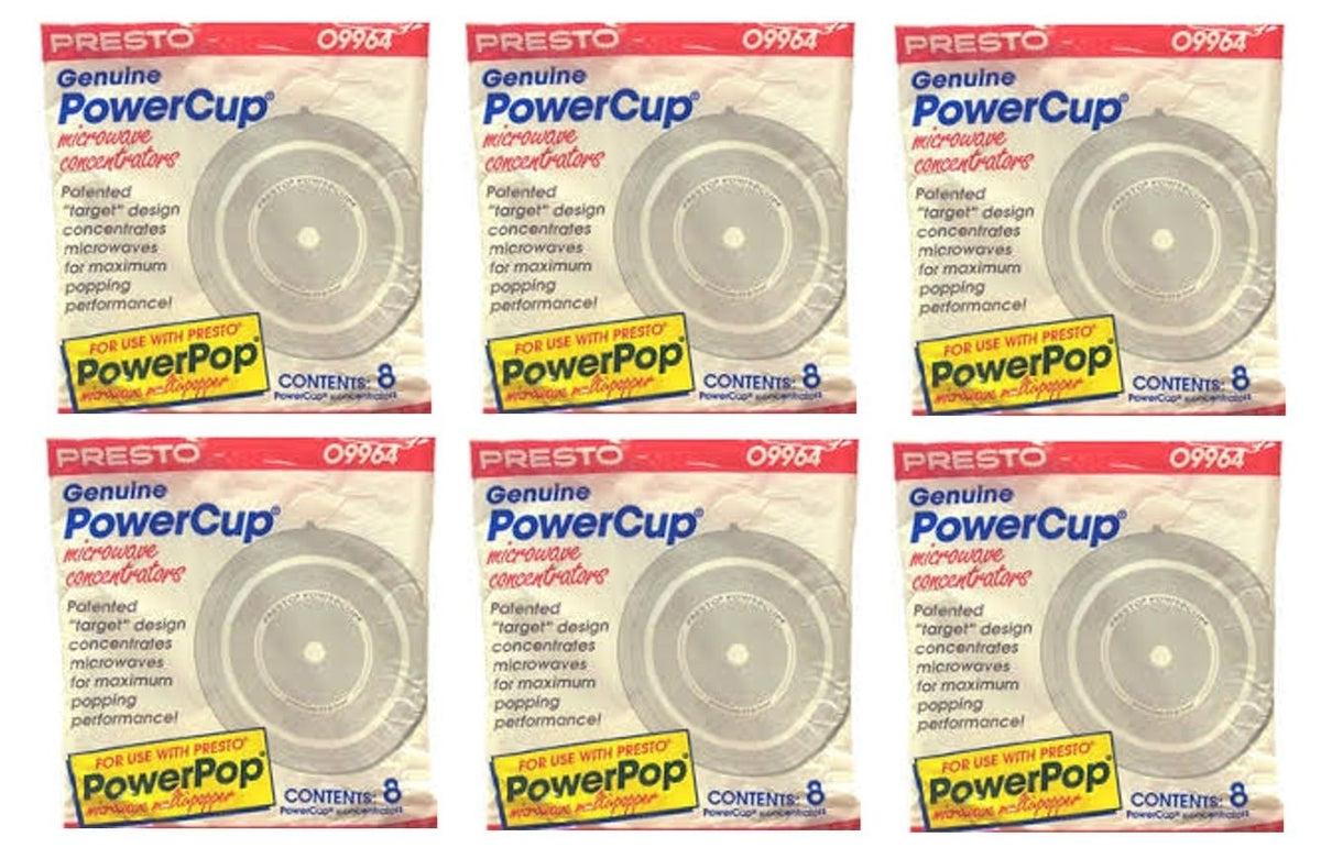 Presto Cup Concentrator Micro BG8 concentrates microwaves for more even popping with PowerPop multipopper