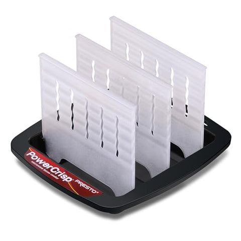 Presto microwave bacon cooker assembly demonstrates easy setup for quick breakfasts.