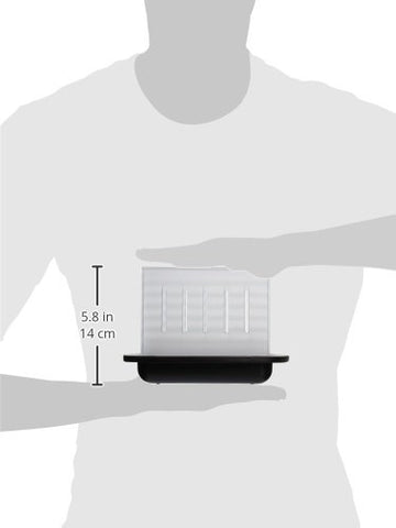 Presto microwave bacon cooker cooks bacon evenly with minimal splatter.