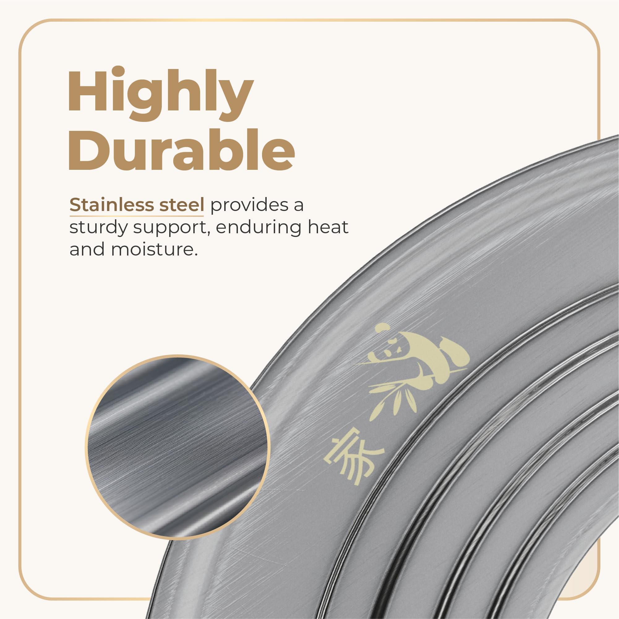 Prime Home Direct steamer ring universal fit for 7–12-inch cookware.