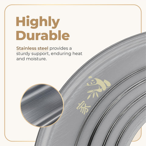 Prime Home Direct steamer ring universal fit for 7–12-inch cookware.