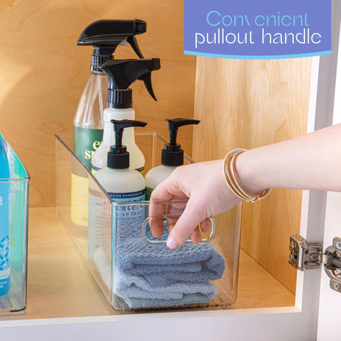 Primebox transparent storage bin enhances visibility for quick finds in fridge.