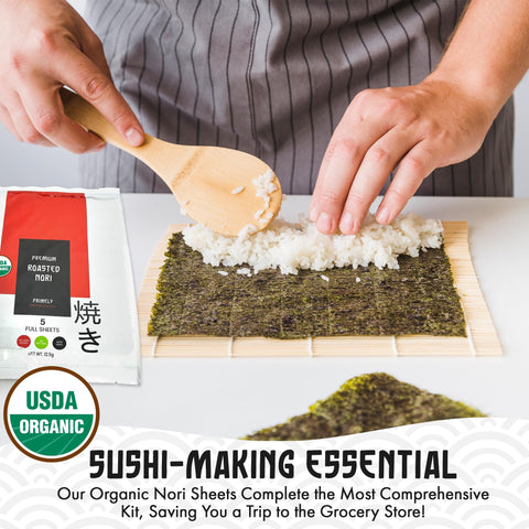Primely DIY Sushi Roller Set enables beginner-friendly rolling at home