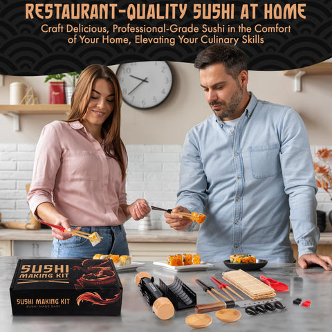 Primely Sushi Making Kit Complete Set includes all essentials for home sushi nights