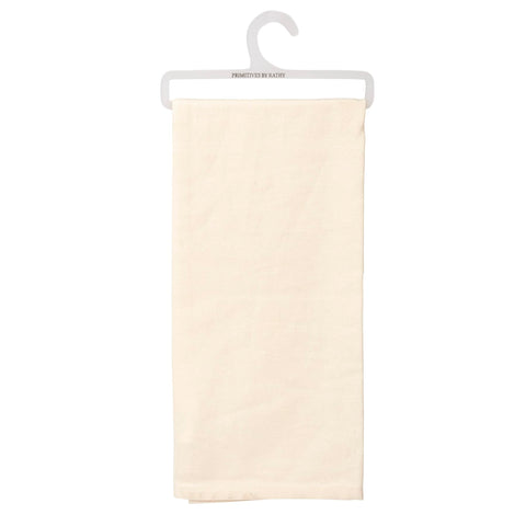 Primitives by Kathy 18x26 cotton dish towel offering soft, durable kitchen utility.