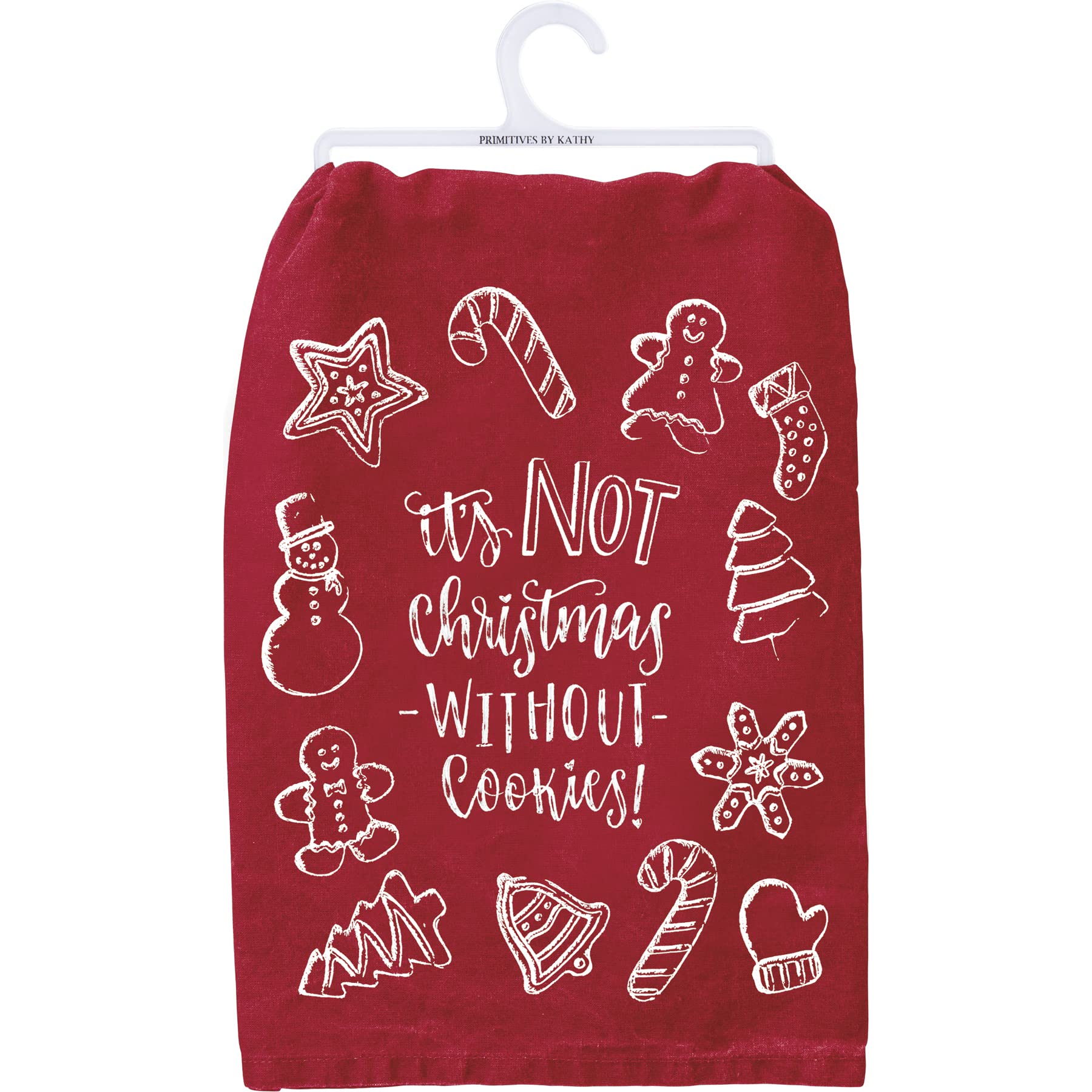 Primitives by Kathy cookie towel design for festive kitchen decor and gifting