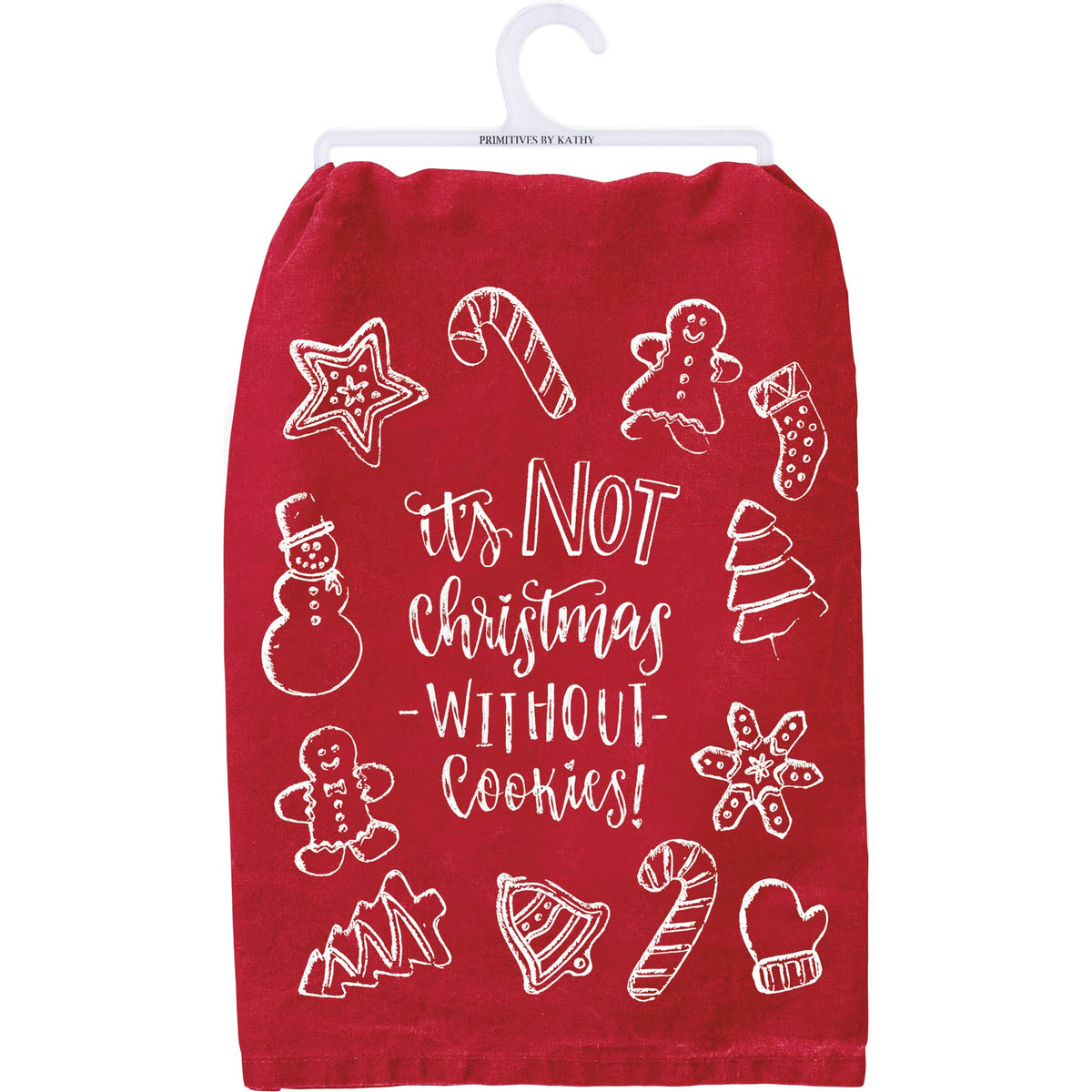 Primitives by Kathy cookie towel design for festive kitchen decor and gifting