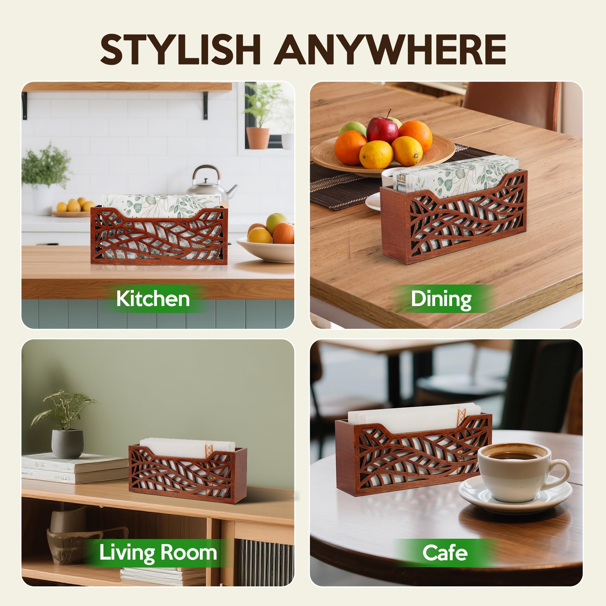 Primo Lines towel holder is easy to wipe clean with a damp cloth.