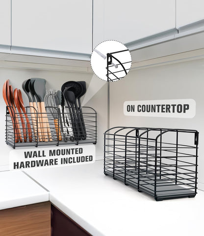 PrimZooty matte black finish blends with modern kitchen decor.