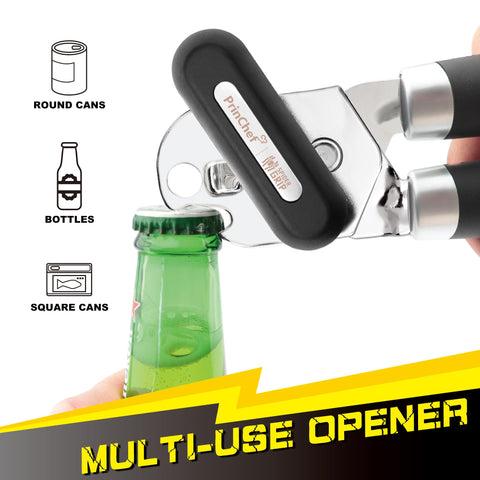 PrinChef bottle opener included adds party-ready convenience to the toolset.