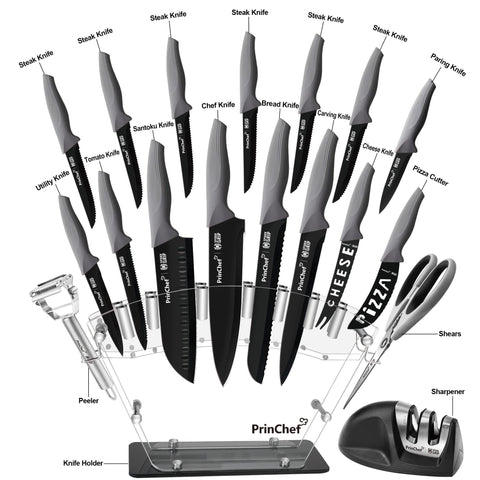 PrinChef sharpener extends blade life and keeps edges precise