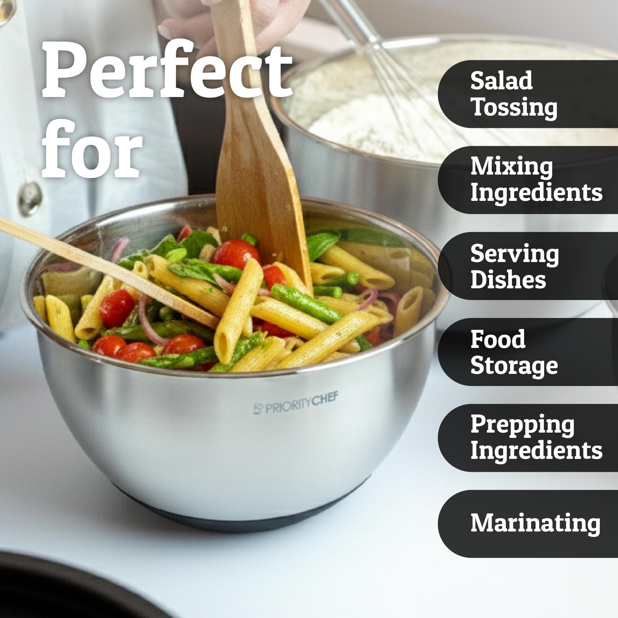 Priority Chef black finish adds a modern touch to the kitchen