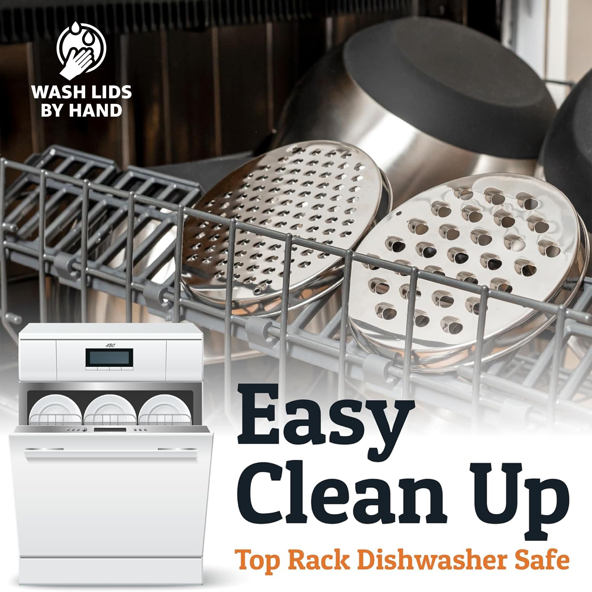 Priority Chef bowls are top-rack dishwasher safe for easy cleanup.