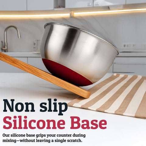 Dishwasher-safe Priority Chef bowls simplify cleanup after cooking.
