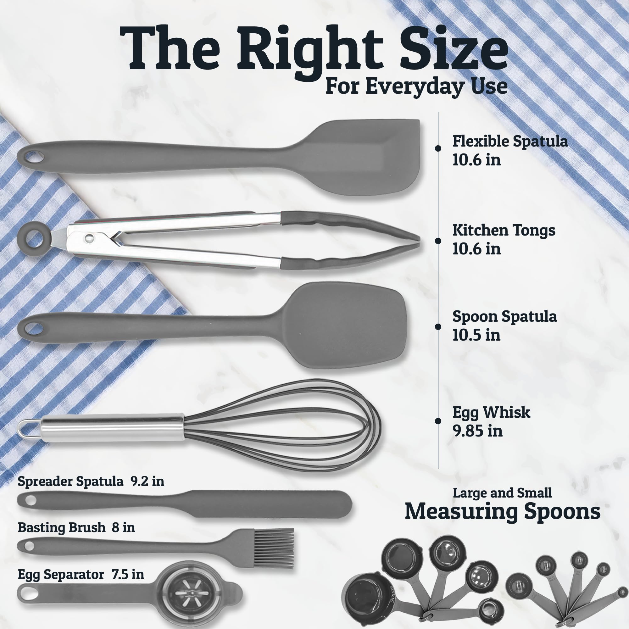 Priority Chef bowls with non-slip silicone bases stay stable on counters.
